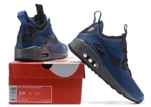 Nike Air Max 90 Winter Mid Blue синие (41-44)