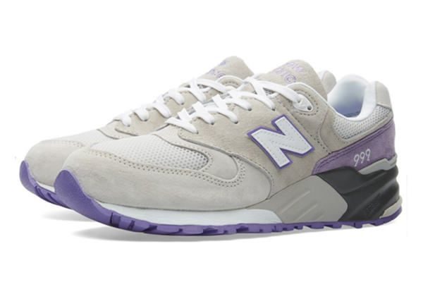 New Balance 999 серые с фиолетовым (36-40)