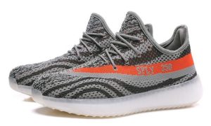 Adidas Yeezy Boost 350 V2 серо-оранжевые (39-44)