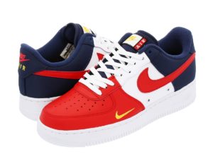 Кроссовки Nike Air Force красно-бело-синие (40-44)