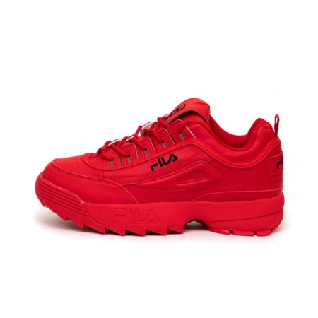 Красные кроссовки Fila