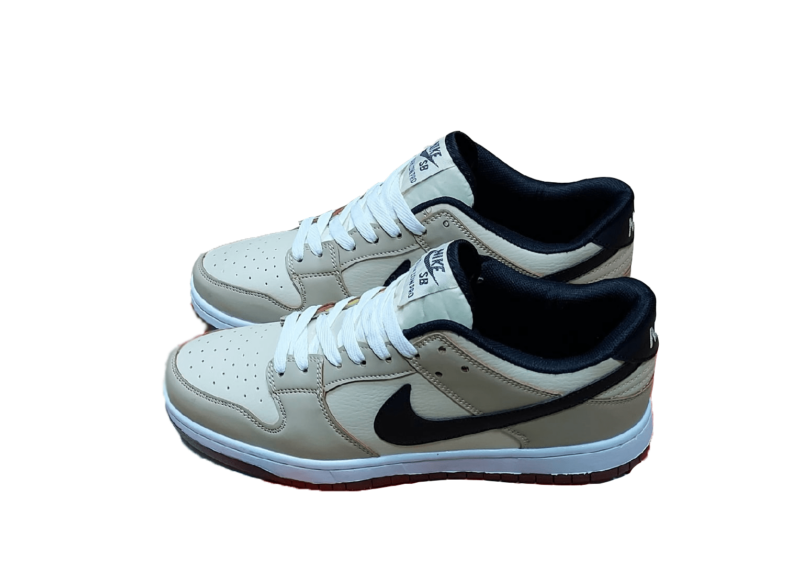 Nike SB Dunk Low Pro бежевые кожа-нубук мужские (40-45)